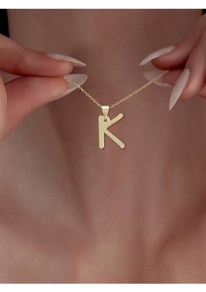 14 Ayar Altın K Herfa Kolye Ucu 0.3 Gr, KC16790 Kodlu