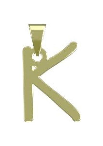 14 Ayar Altın K Herfa Kolye Ucu 0.3 Gr, KC16790 Kodlu modelleri