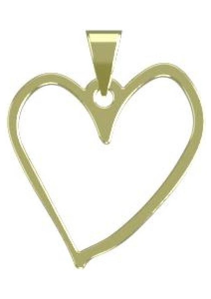 14 Ayar Altın Kalp Kolye Ucu 0.3 Gr, KC17482 Kodlu modelleri