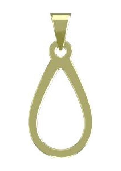 14 Ayar Altın Gözyaşı Damlası Kolye Ucu 0.3 Gr, KC11936 Kodlu modelleri