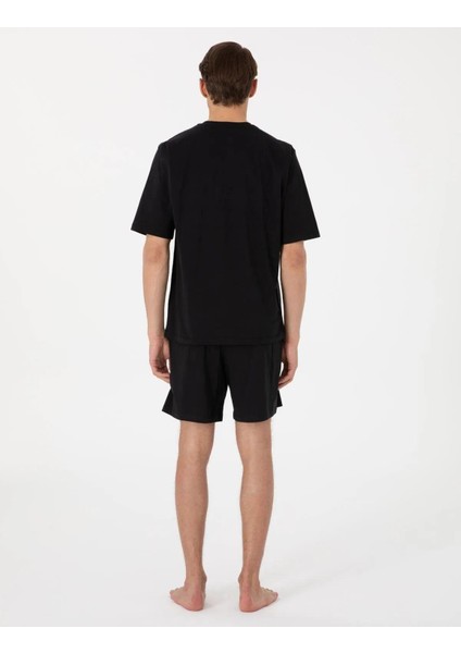 Erkek Kısa Kol 3'lü Şortlu Jakarlı Pijama Takım Kutulu Damat Çeyiz Set modelleri