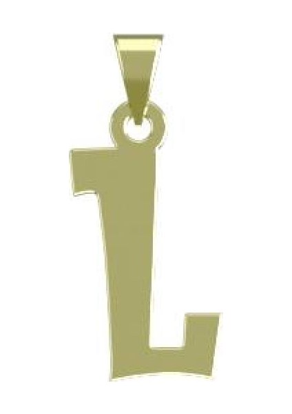 14 Ayar Altın L Harfi Kolye Ucu 0.3 Gr, KC16624 Kodlu modelleri