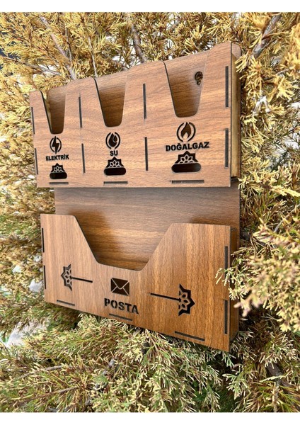 Kahverengi Ahşap Mdf Ortak Fatura ve Posta Kutusu, Şık ve Kullanışlı Tasarım fiyatları