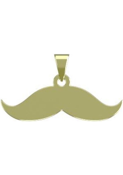 14 Ayar Altın Bıyık Kolye Ucu 0.3 Gr, KC17282 Kodlu modelleri