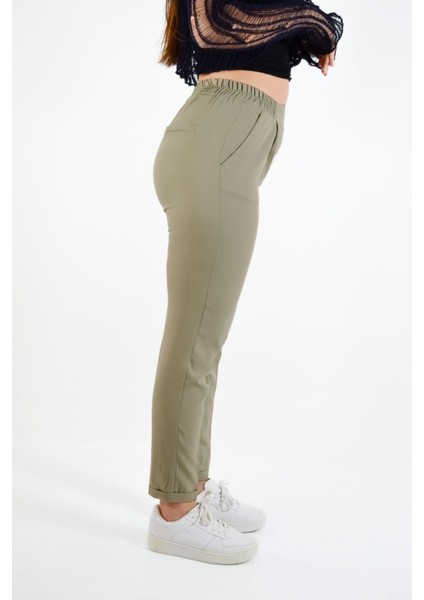 Beli Lastikli Duble Paça Pantolon modelleri