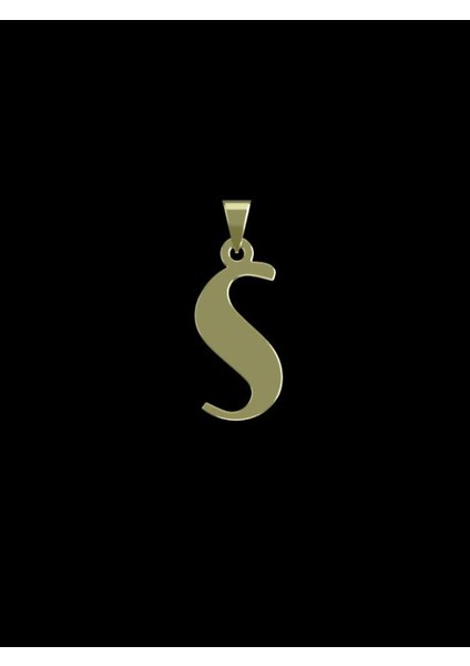 14 Ayar Altın S Harfi Kolye Ucu 0.3 Gr, KC16877 Kodlu fiyatları