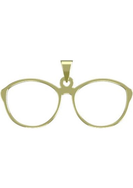 14 Ayar Altın Gözlük Kolye Ucu 0.3 Gr, KC17339 Kodlu modelleri