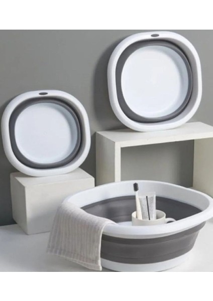 Katlanabilir Büyük Kare Badya 30X30CM, Çok Amaçlı Temizlik ve Yıkama Malzemesi fiyatları