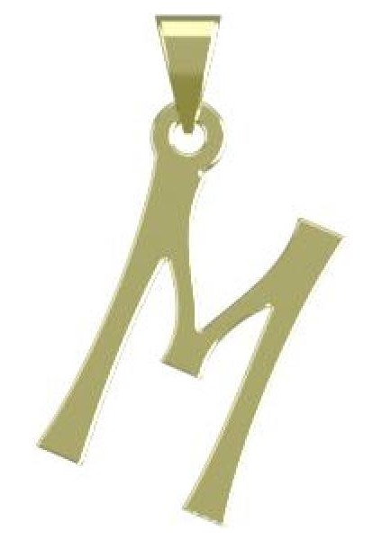 14 Ayar Altın M Harfi Kolye Ucu 0.3 Gr, KC17132 Kodlu modelleri