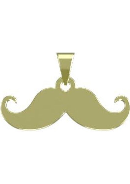 14 Ayar Altın Bıyık Kolye Ucu 0.3 Gr, KC17278 Kodlu modelleri
