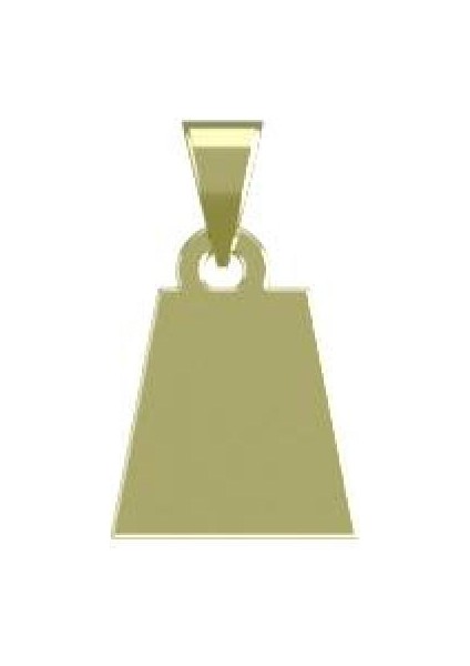 14 Ayar Altın Yamuk Kolye Ucu 0.3 Gr, KC13994 Kodlu modelleri