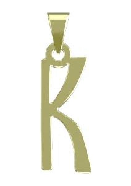 14 Ayar Altın K Herfa Kolye Ucu 0.3 Gr, KC16770 Kodlu modelleri