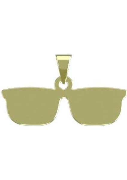 14 Ayar Altın Gözlük Kolye Ucu 0.3 Gr, KC17319 Kodlu modelleri