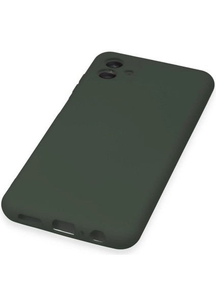 Samsung Galaxy A04E Kılıf Nano Içi Kadife Silikon - Koyu Yeşil - NX8449-7433 indirimleri