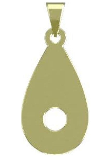 14 Ayar Altın Gözyaşı Damlası Kolye Ucu 0.3 Gr, KC12126 Kodlu modelleri