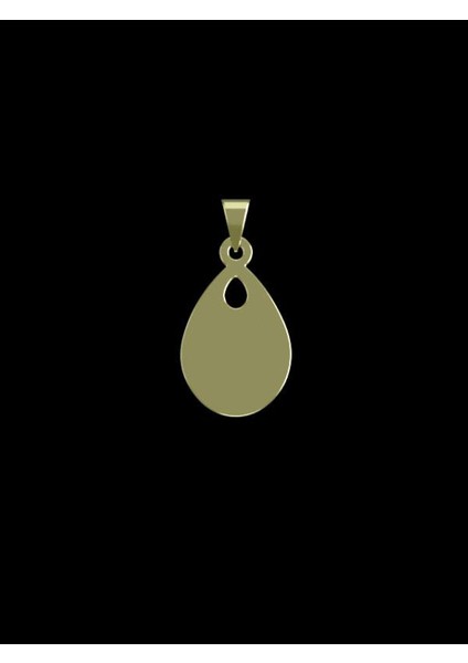 14 Ayar Altın Gözyaşı Damlası Kolye Ucu 0.3 Gr, KC11927 Kodlu fiyatları