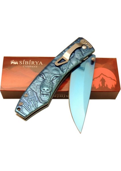 Sibirya Kurt Çakı Mavi Marka:sibirya Ürün Kodu: S-2072L 21 cm fiyatları