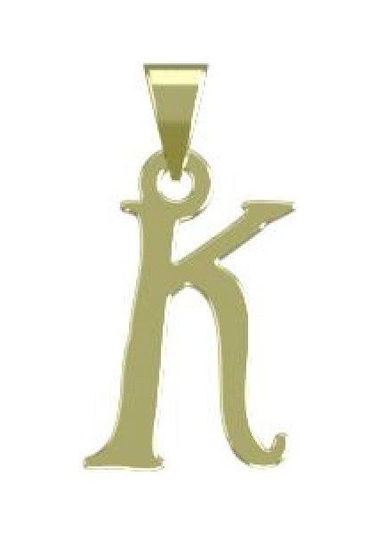 14 Ayar Altın K Herfa Kolye Ucu 0.3 Gr, KC17052 Kodlu modelleri