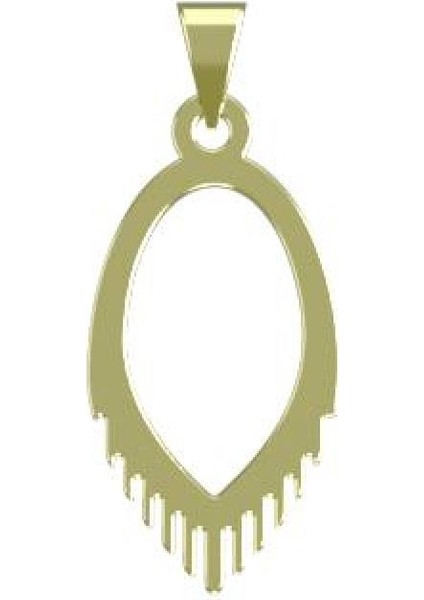 14 Ayar Altın Gözyaşı Damlası Kolye Ucu 0.3 Gr, KC12083 Kodlu modelleri