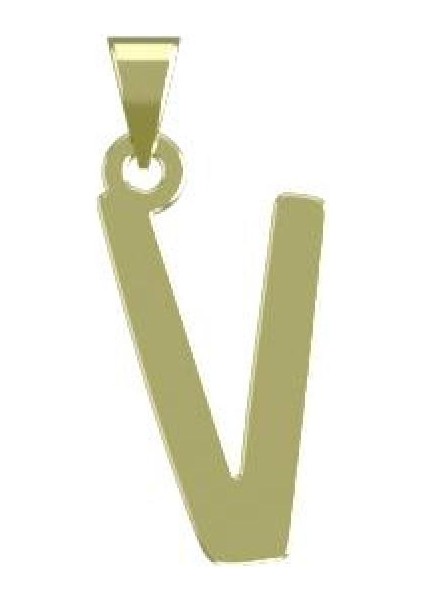 14 Ayar Altın V Harfi Kolye Ucu 0.3 Gr, KC16753 Kodlu modelleri