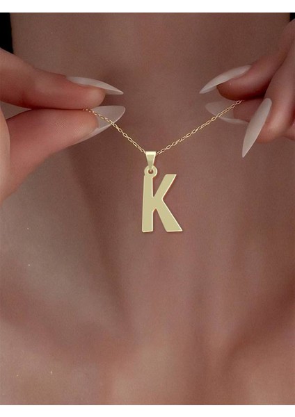 14 Ayar Altın K Herfa Kolye Ucu 0.3 Gr, KC16655 Kodlu