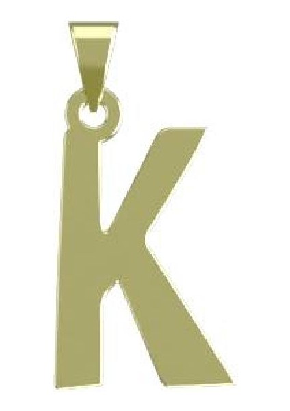 14 Ayar Altın K Herfa Kolye Ucu 0.3 Gr, KC16655 Kodlu modelleri