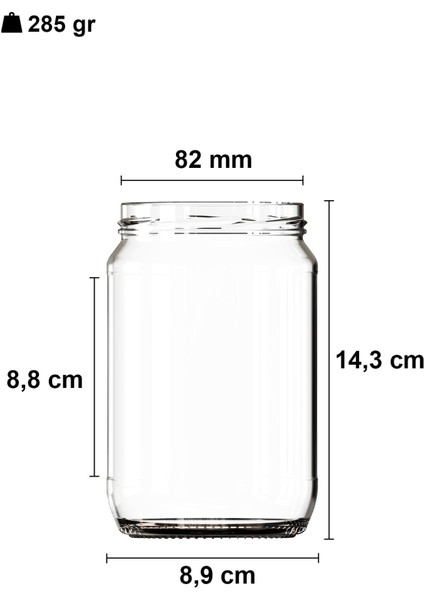 720 ml Şeffaf Metal Kapaklı Bal Kavanozu 25 Adet (1 kg Bal) modelleri