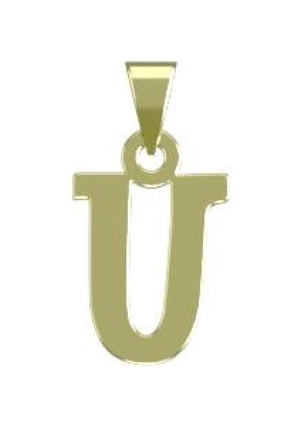 14 Ayar Altın U Harfi Kolye Ucu 0.3 Gr, KC16646 Kodlu modelleri