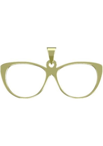 14 Ayar Altın Gözlük Kolye Ucu 0.3 Gr, KC17321 Kodlu modelleri