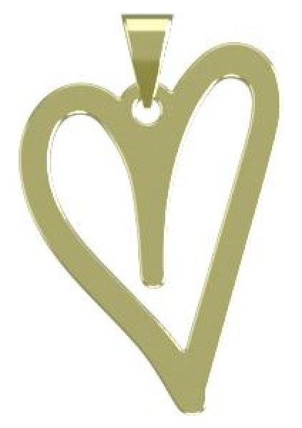 14 Ayar Altın Kalp Kolye Ucu 0.3 Gr, KC17576 Kodlu modelleri