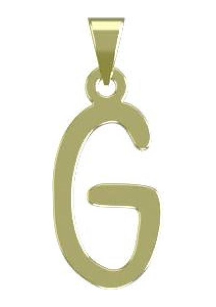 14 Ayar Altın G Harfi Kolye Ucu 0.3 Gr, KC17178 Kodlu modelleri