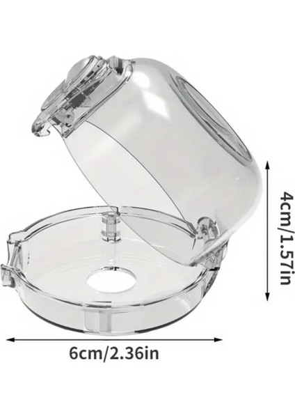 Şeffaf Turuncu Mutfak Fırın ve Gaz Ocak Düğme Koruyucu Seti