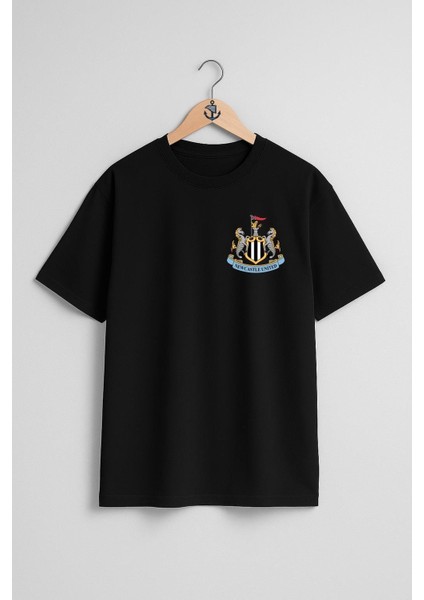 Oversize Newcastle United F.c. Premier League Cep Tasarımlı Unisex T-Shirt