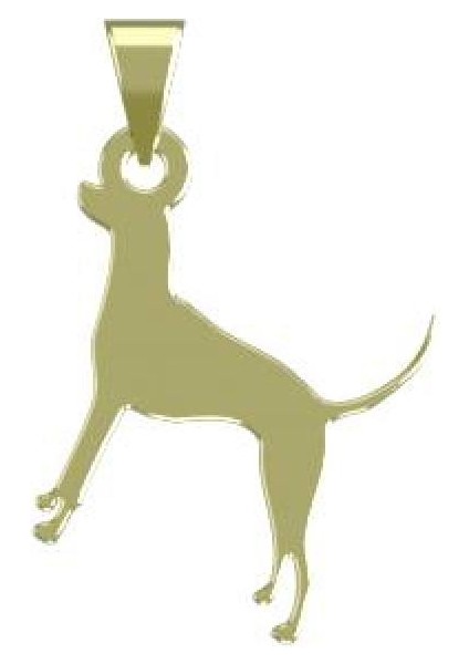 14 Ayar Altın Köpek Kolye Ucu 0.3 Gr, KC16505 Kodlu modelleri