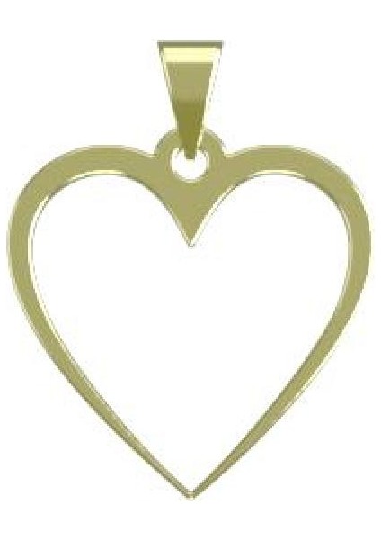 14 Ayar Altın Kalp Kolye Ucu 0.3 Gr, KC17776 Kodlu modelleri