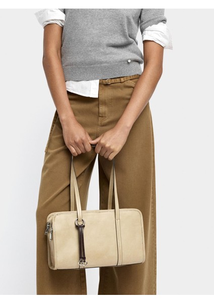 Bowling Tarzı Omuz Çantası