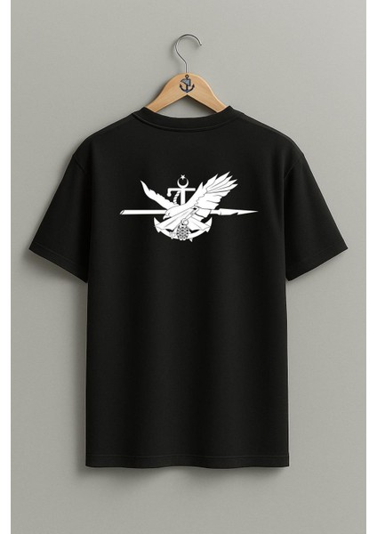 Oversize Sat - Sualtı Taaruz Komandosu Cep ve Sırt Tasarımlı Unisex T-Shirt fiyatları