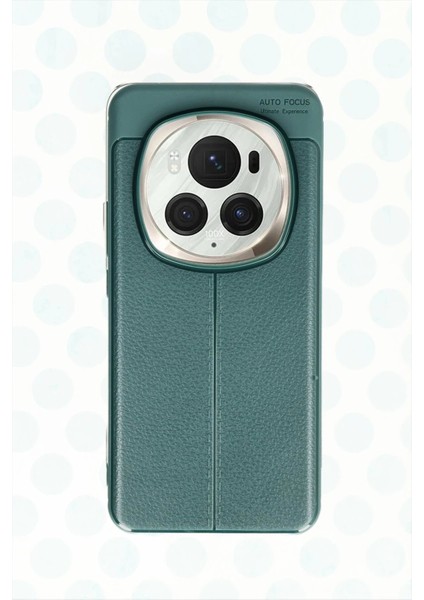 Huawei Honor Magic 6 Pro Kılıf Auto Focus Kapak - Koyu Yeşil - NX4406-4289 modelleri