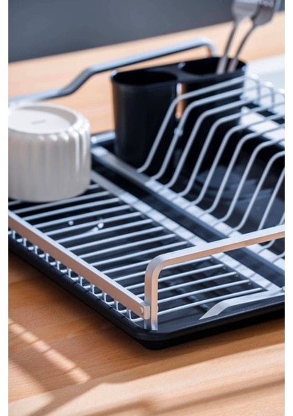 42.5 cm Alüminyum Bulaşıklık, Gri, Dayanıklı ve Hafif Tasarım modelleri