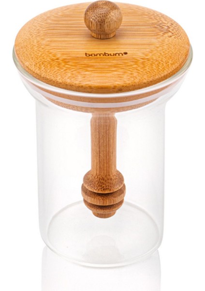 Beyaz Cam Saklama Kabı, Bal Kaşıklı, Şık ve Pratik Mutfak Gereçleri fiyatları