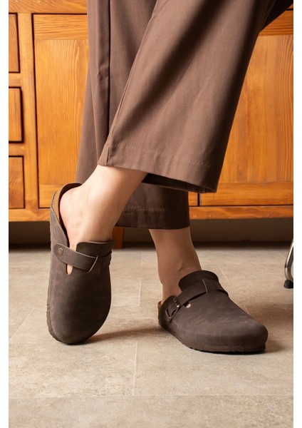 Doston Kahve Terlik – Ortopedik Rahat Taban, Şehir Stili modelleri