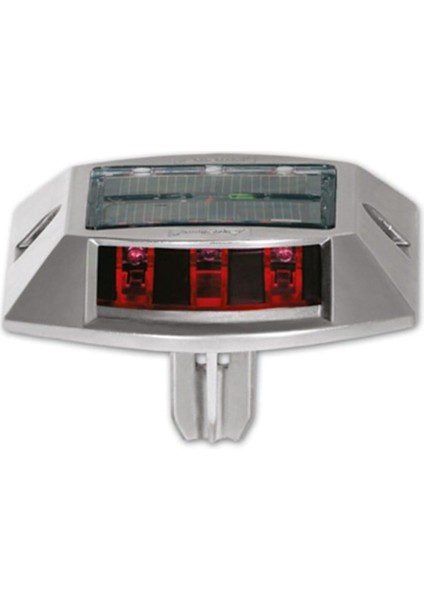 Güneş Enerjili Yol Butonu Kırmızı, Solar Çakar Buton