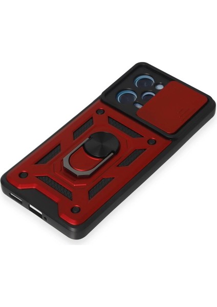 Xiaomi Redmi Note 12 Pro 5g Kılıf Pars Lens Yüzüklü Silikon - Kırmızı - NX3016-9541 indirimleri