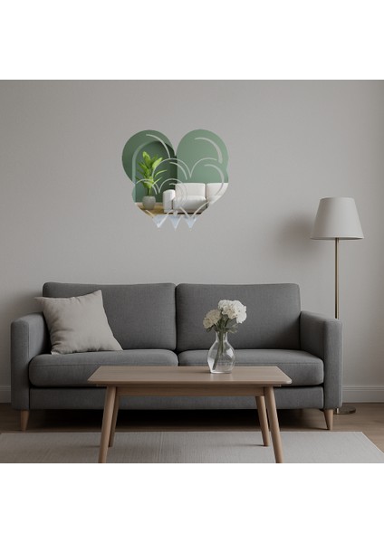 Kalpler ve Aşk Dekoratif Aynalı Tablo - NX3849-3788 indirimleri