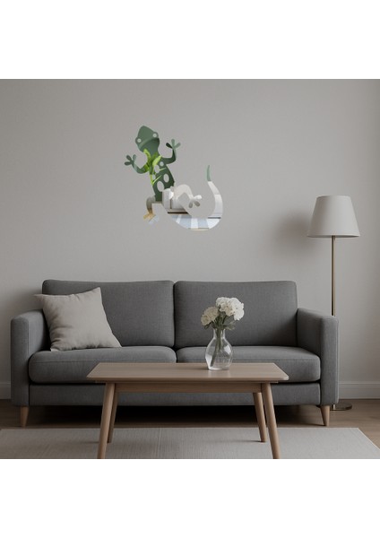 Kertenkele Figürü Aynalı Tablo - NX3591-1654 indirimleri