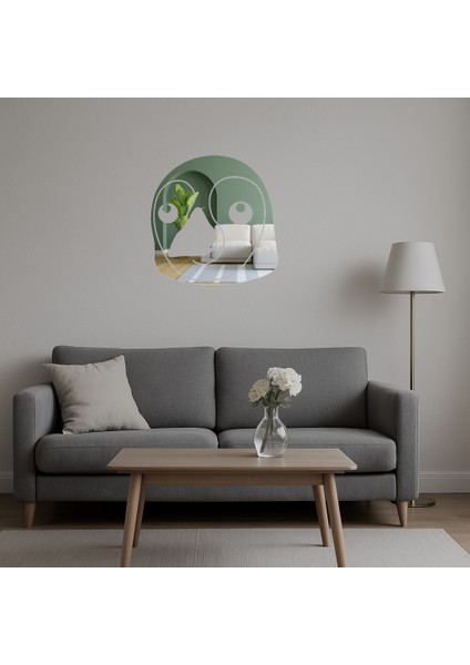 Penguen Yüzü Duvar Aynalı Tablosu - NX8040-2042 indirimleri