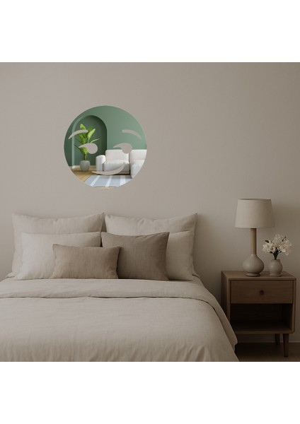 Sırıtkan Yüz Ifade Dekoratif Aynalı Tablo - 3mm - NX5684-3383 fiyatları