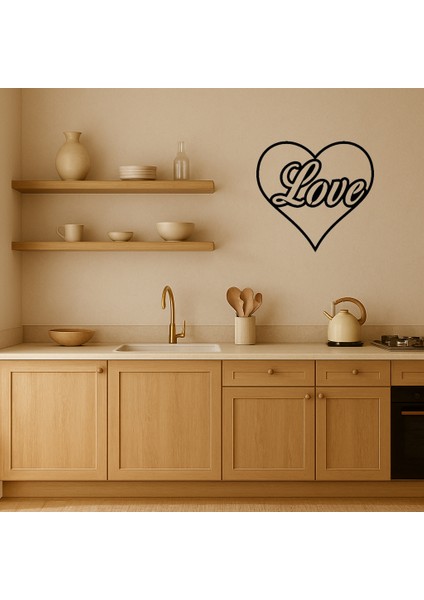 Kalp ve Aşk Temalı Dekoratif Tablo - NX5853-8537 fiyatları