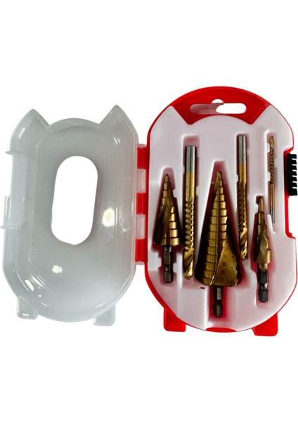 Tools 6 Parça Spiral Oval Kesim Kademeli Matkap Ucu Sac Delme Hss Titanyum fiyatları