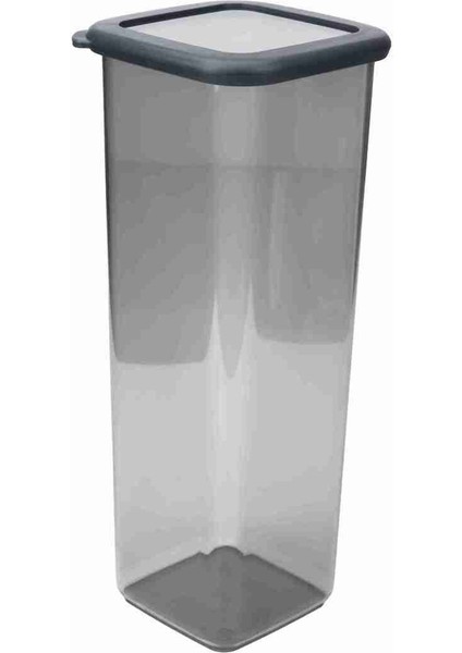 2000 ml Gri Kare Saklama Kabı, Silikon Kapaklı, Hava Geçirmez, Çok Amaçlı Kutu fiyatları